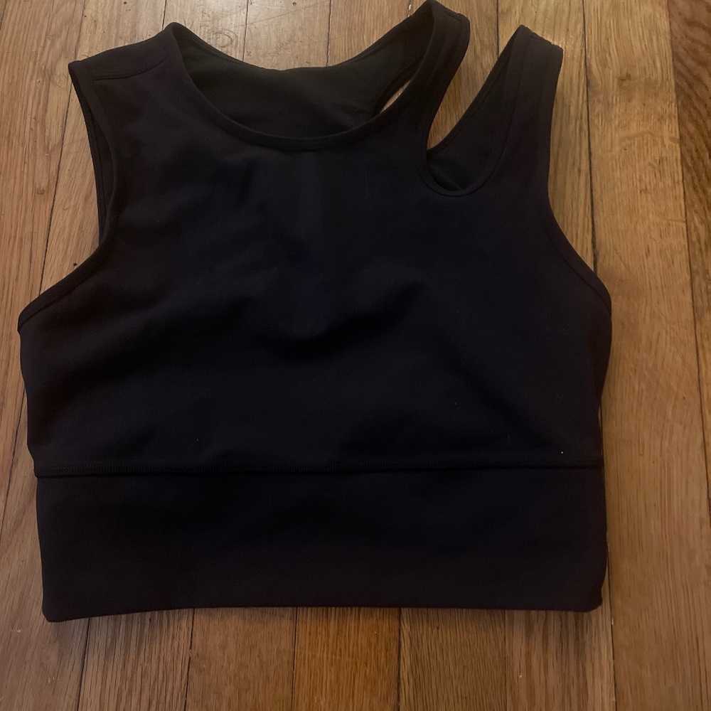 Lululemon asymmetrical crop top